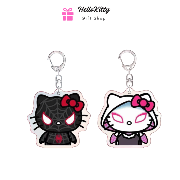 Spiderman x Hello Kitty Keychain